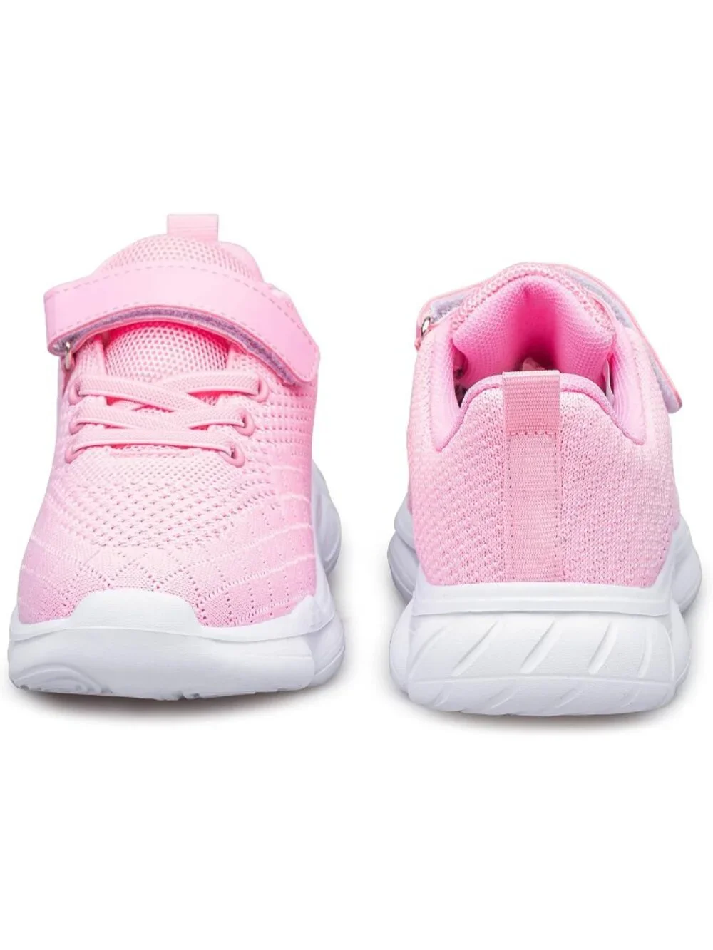 Kids Light Pink Mesh Shoes Toddler Boys Girls Running Sports Strap Sneakers